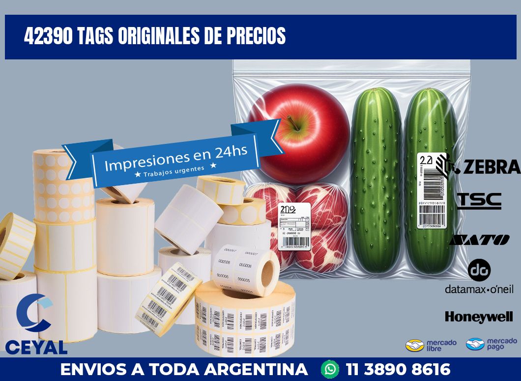 42390 TAGS ORIGINALES DE PRECIOS