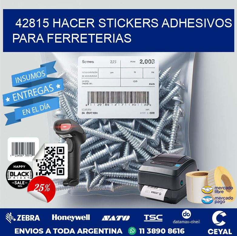 42815 HACER STICKERS ADHESIVOS PARA FERRETERIAS