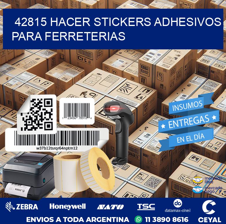 42815 HACER STICKERS ADHESIVOS PARA FERRETERIAS