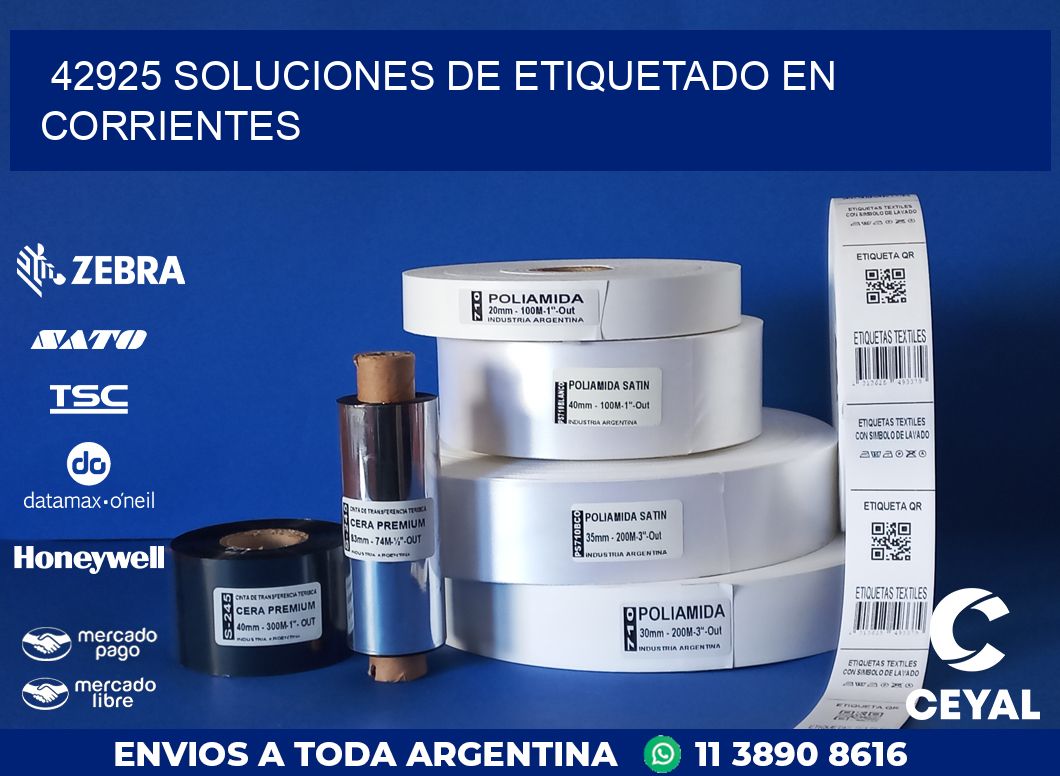 42925 SOLUCIONES DE ETIQUETADO EN CORRIENTES