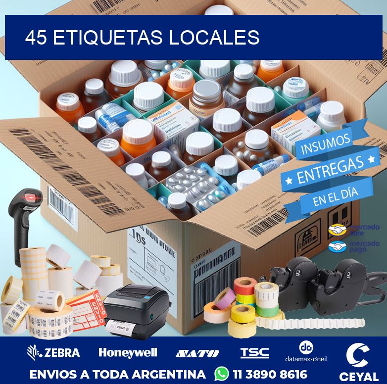 45 ETIQUETAS LOCALES