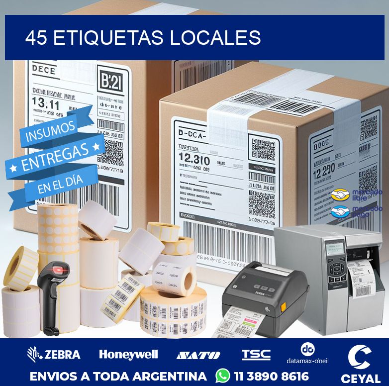 45 ETIQUETAS LOCALES