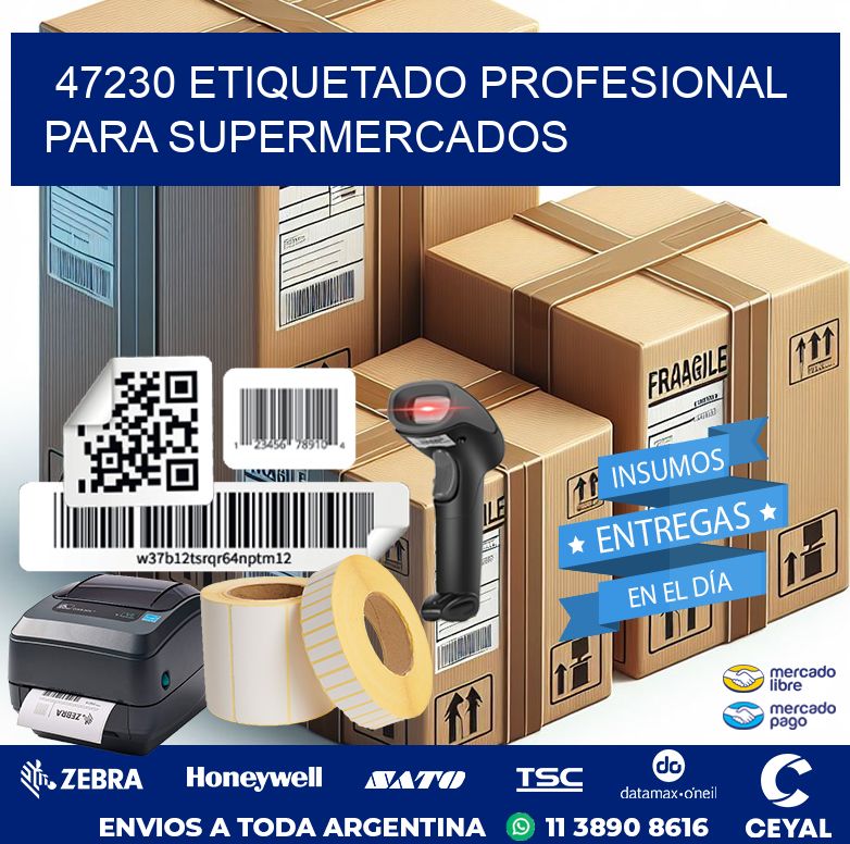47230 ETIQUETADO PROFESIONAL PARA SUPERMERCADOS