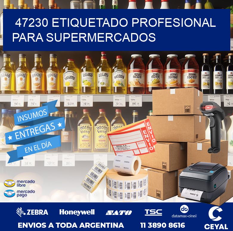 47230 ETIQUETADO PROFESIONAL PARA SUPERMERCADOS