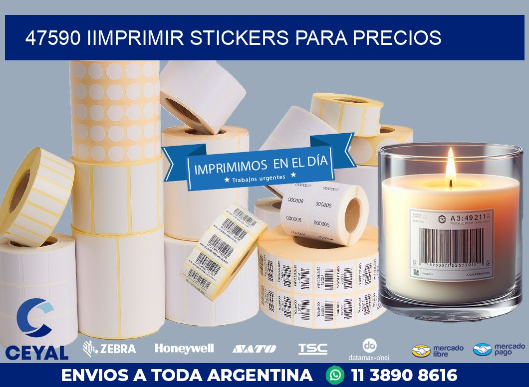 47590 IIMPRIMIR STICKERS PARA PRECIOS