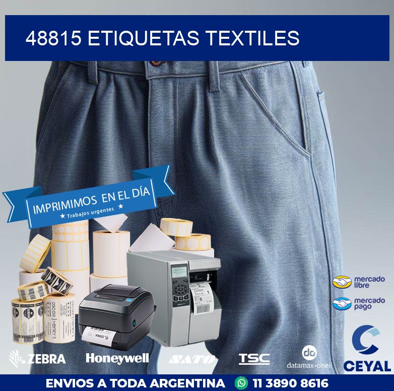 48815 ETIQUETAS TEXTILES