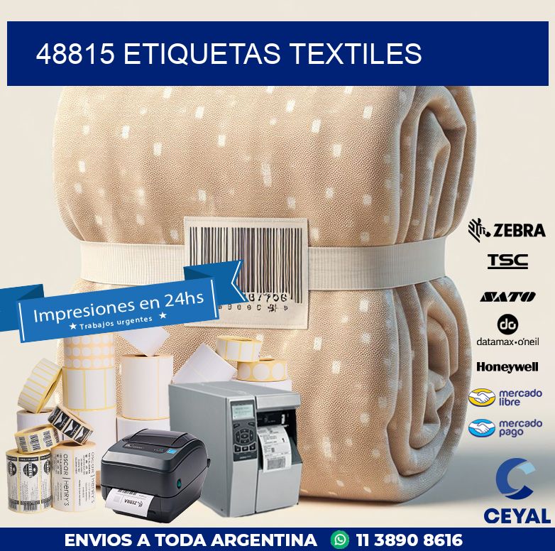 48815 ETIQUETAS TEXTILES