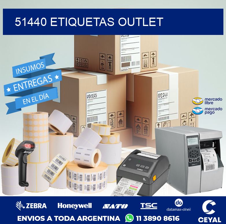 51440 ETIQUETAS OUTLET