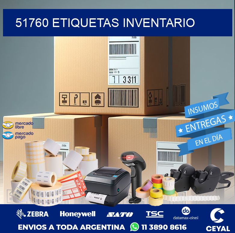 51760 ETIQUETAS INVENTARIO