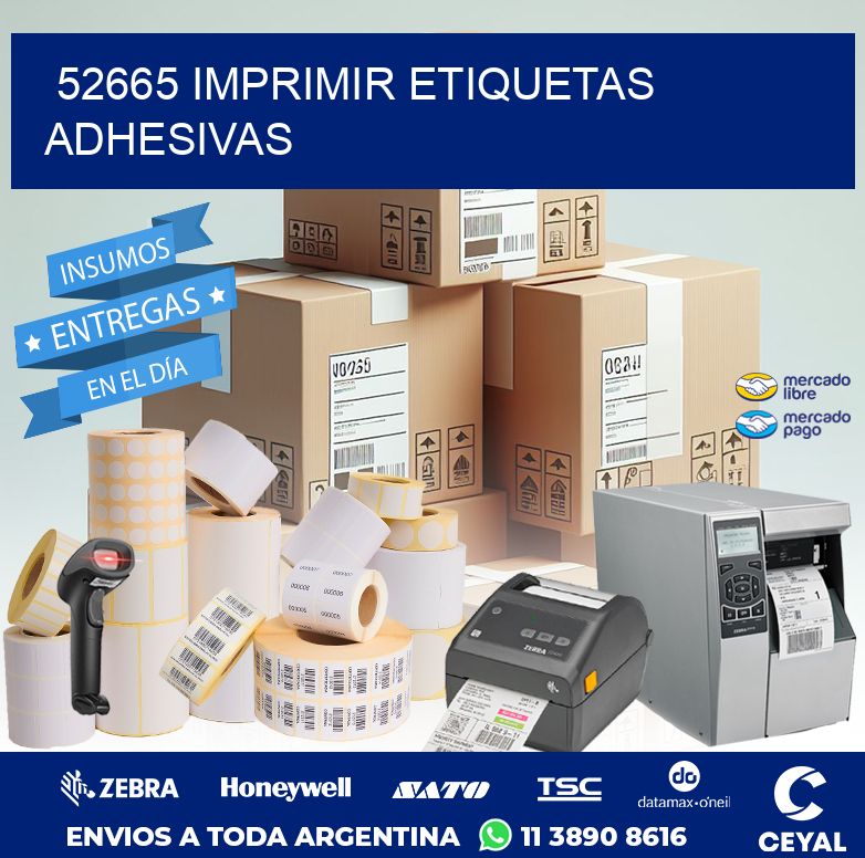 52665 IMPRIMIR ETIQUETAS ADHESIVAS