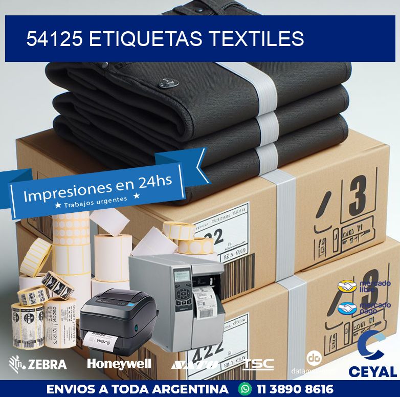 54125 ETIQUETAS TEXTILES