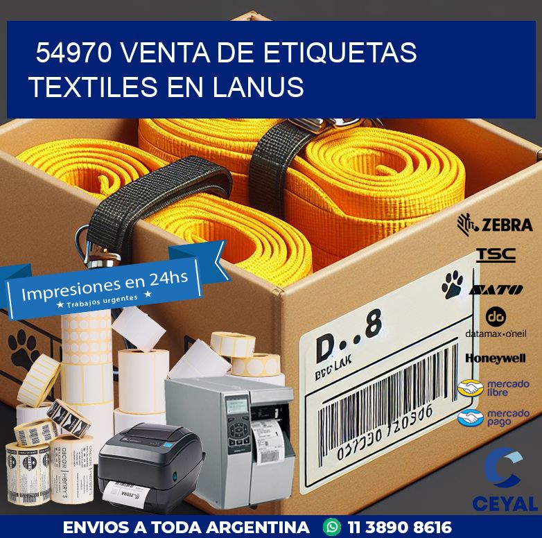 54970 VENTA DE ETIQUETAS TEXTILES EN LANUS