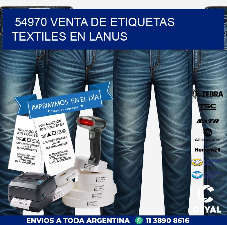 54970 VENTA DE ETIQUETAS TEXTILES EN LANUS