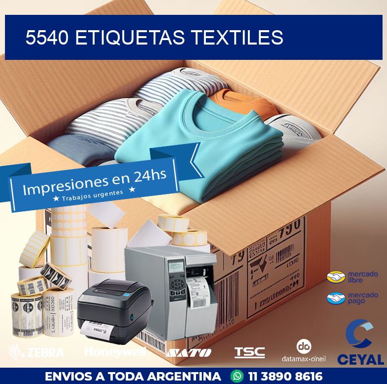 5540 ETIQUETAS TEXTILES