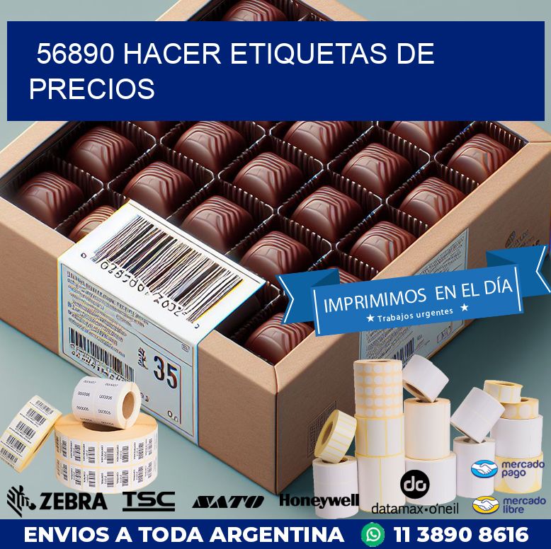 56890 HACER ETIQUETAS DE PRECIOS