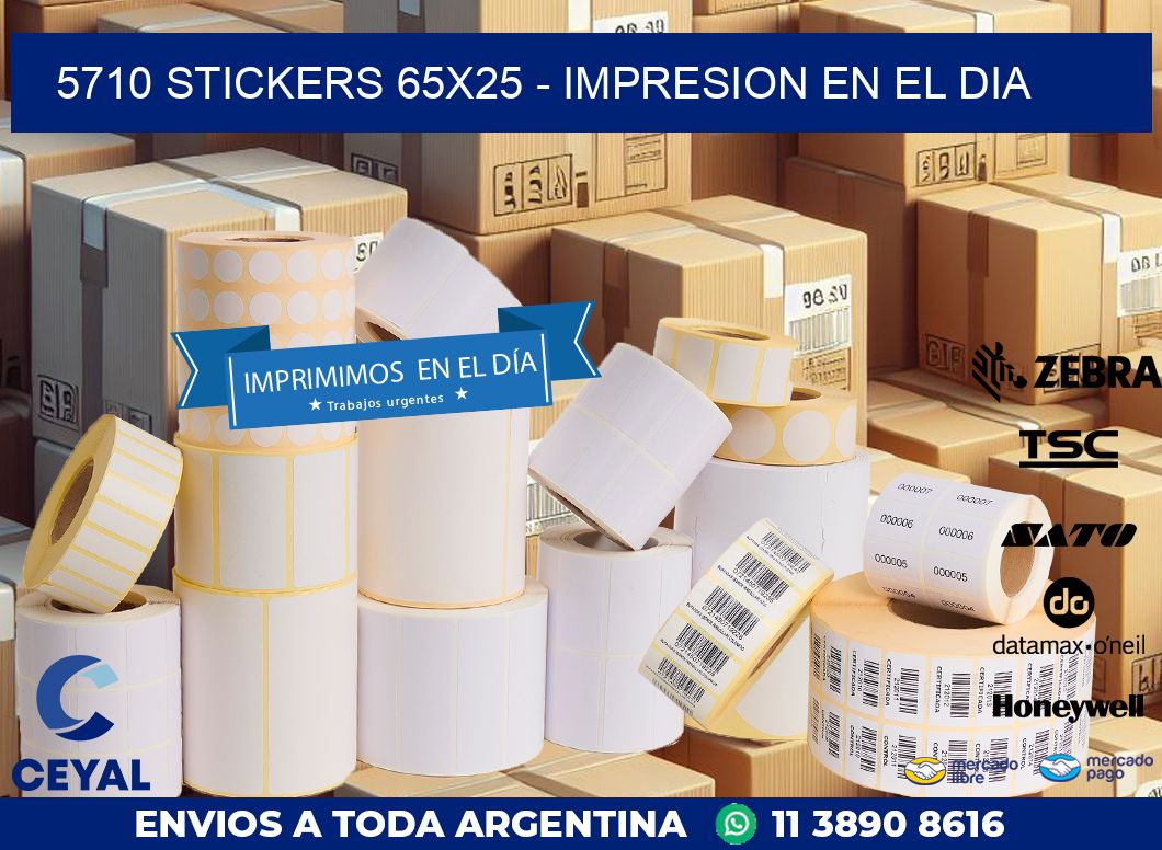 5710 STICKERS 65×25 – IMPRESION EN EL DIA