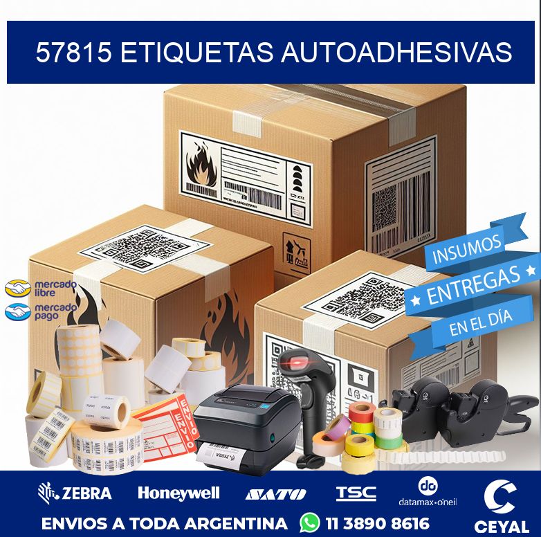 57815 ETIQUETAS AUTOADHESIVAS