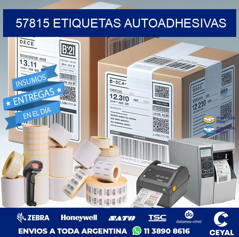 57815 ETIQUETAS AUTOADHESIVAS