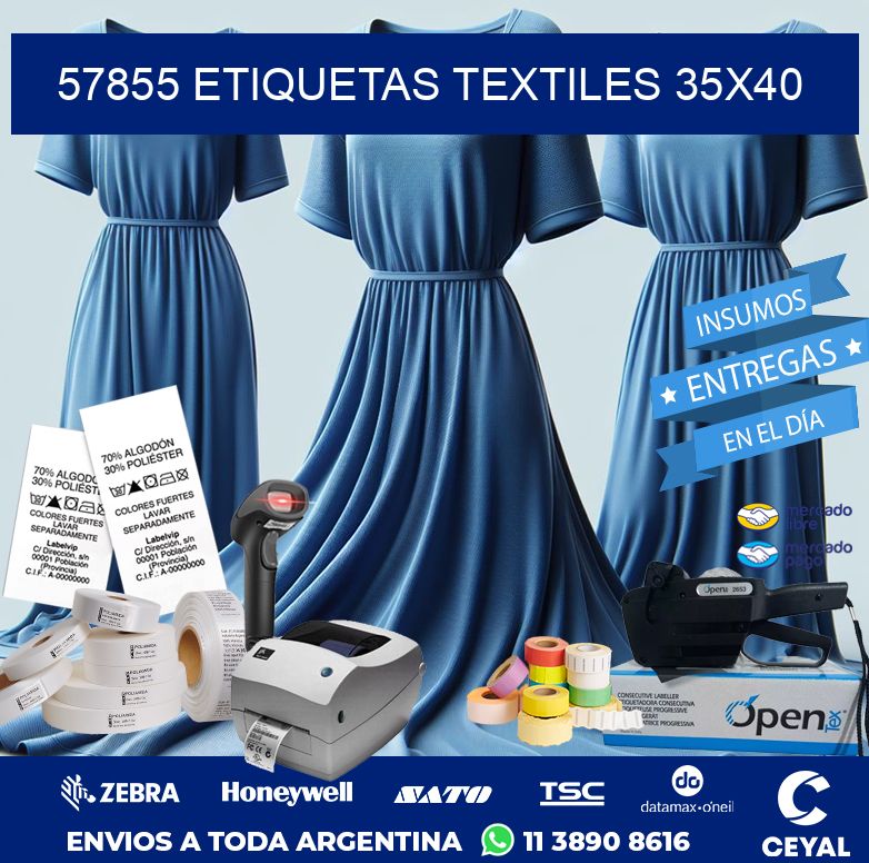57855 ETIQUETAS TEXTILES 35X40