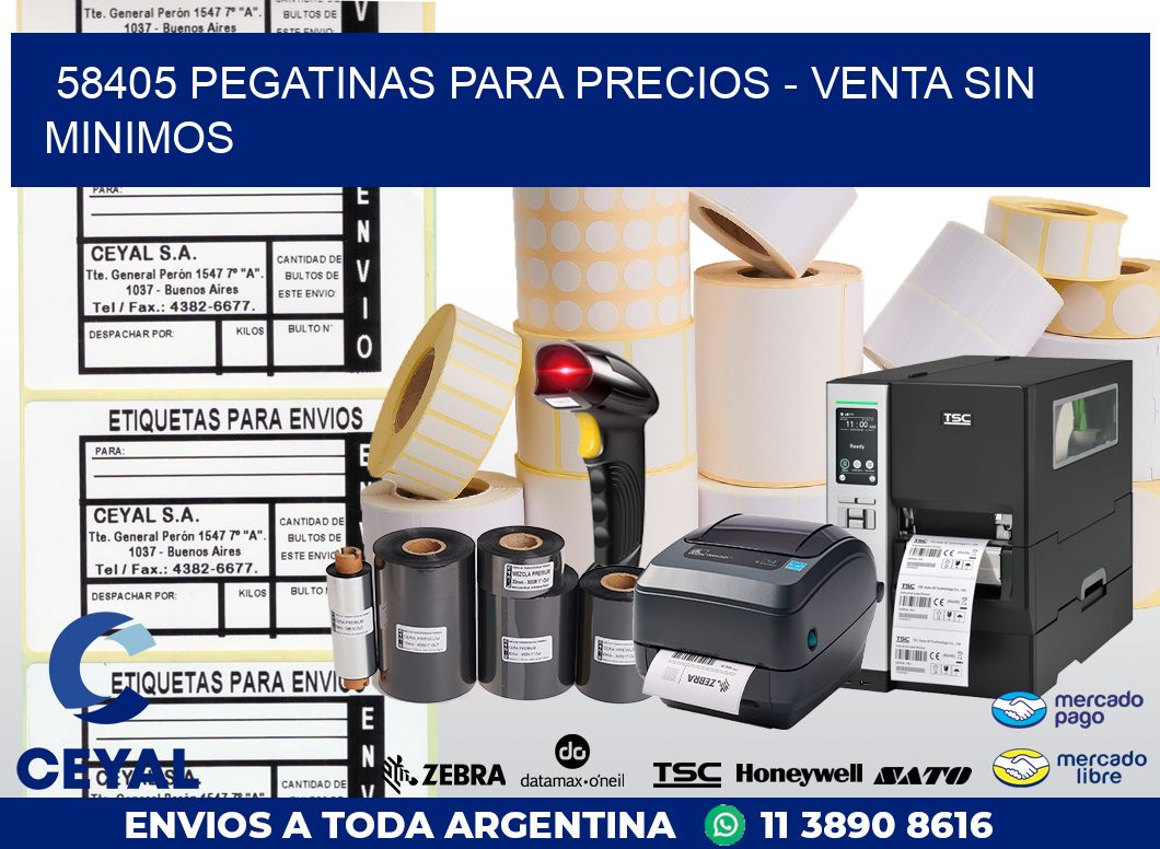 58405 PEGATINAS PARA PRECIOS - VENTA SIN MINIMOS