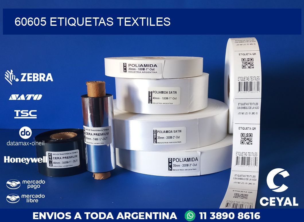 60605 ETIQUETAS TEXTILES