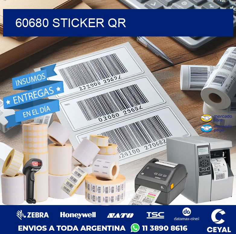 60680 STICKER QR