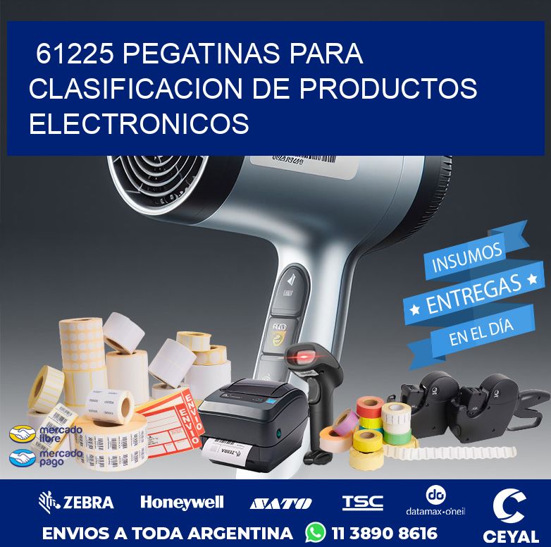 61225 PEGATINAS PARA CLASIFICACION DE PRODUCTOS ELECTRONICOS