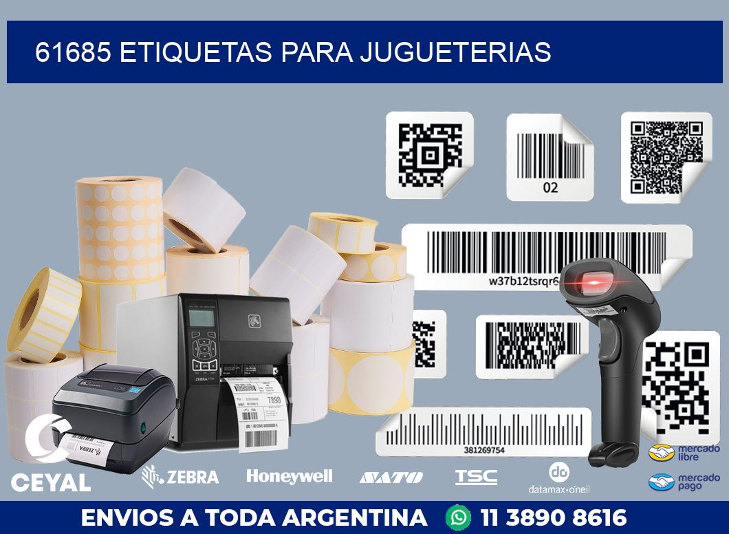 61685 ETIQUETAS PARA JUGUETERIAS