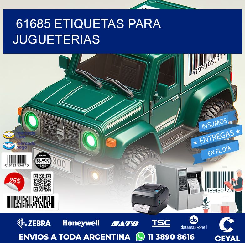 61685 ETIQUETAS PARA JUGUETERIAS