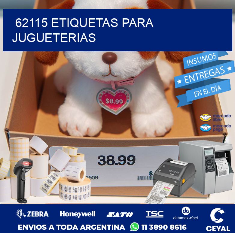 62115 ETIQUETAS PARA JUGUETERIAS