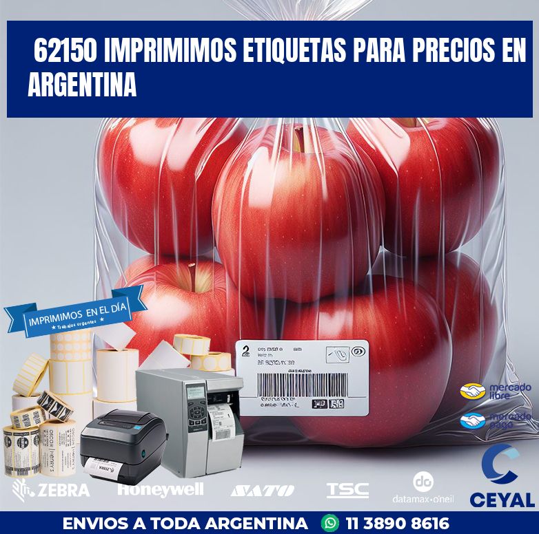 62150 IMPRIMIMOS ETIQUETAS PARA PRECIOS EN ARGENTINA