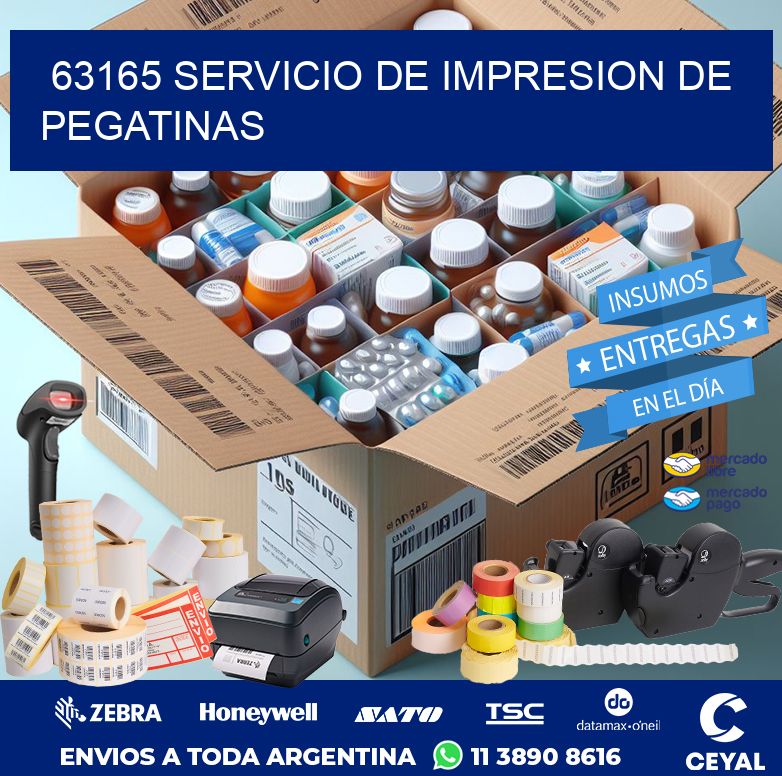 63165 SERVICIO DE IMPRESION DE PEGATINAS