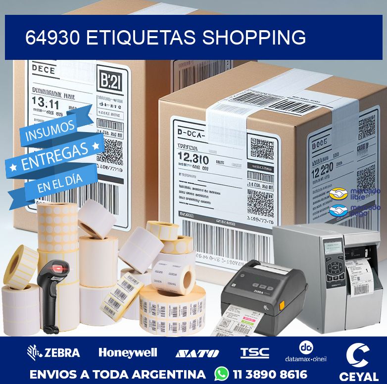 64930 ETIQUETAS SHOPPING