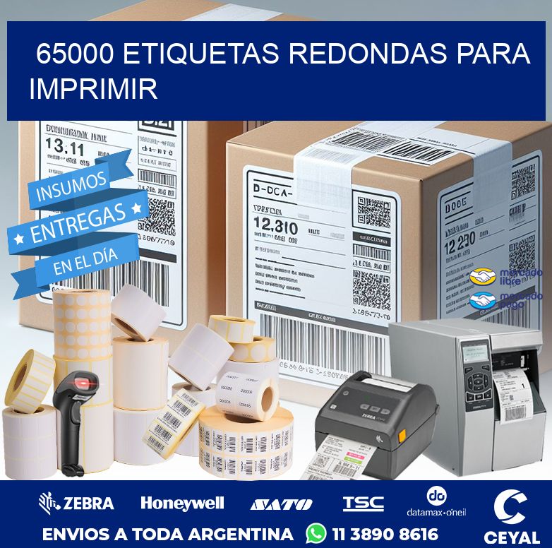 65000 ETIQUETAS REDONDAS PARA IMPRIMIR