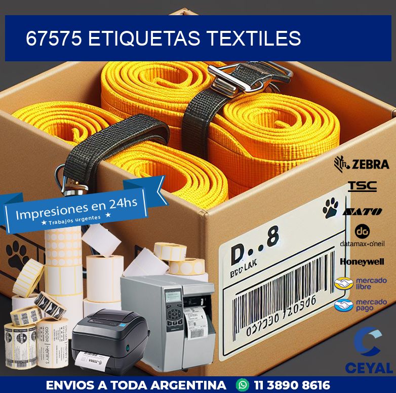 67575 ETIQUETAS TEXTILES