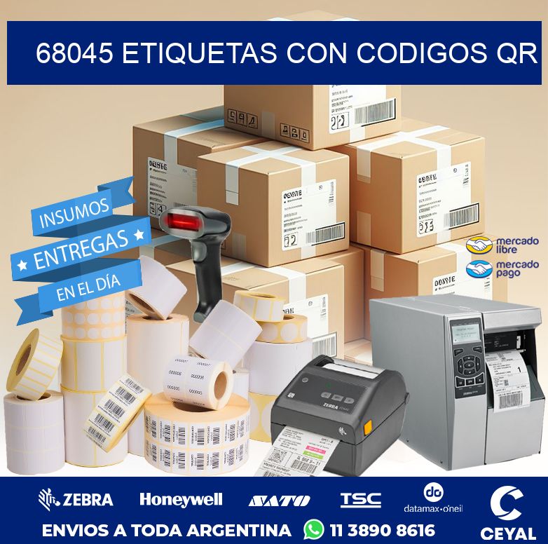 68045 ETIQUETAS CON CODIGOS QR