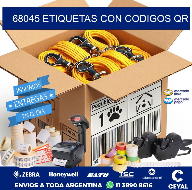 68045 ETIQUETAS CON CODIGOS QR
