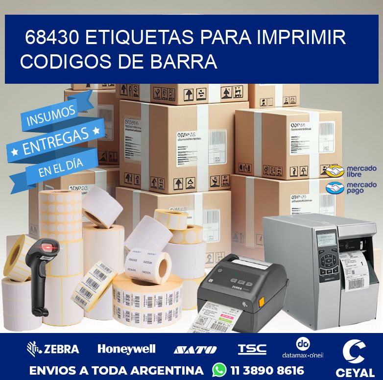 68430 ETIQUETAS PARA IMPRIMIR CODIGOS DE BARRA