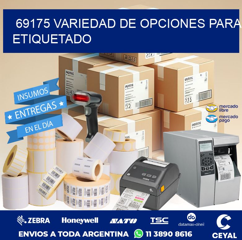 69175 VARIEDAD DE OPCIONES PARA ETIQUETADO