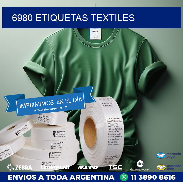 6980 ETIQUETAS TEXTILES