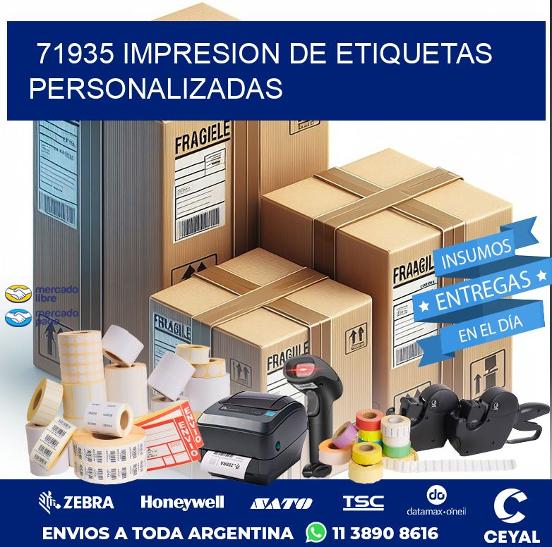 71935 IMPRESION DE ETIQUETAS PERSONALIZADAS
