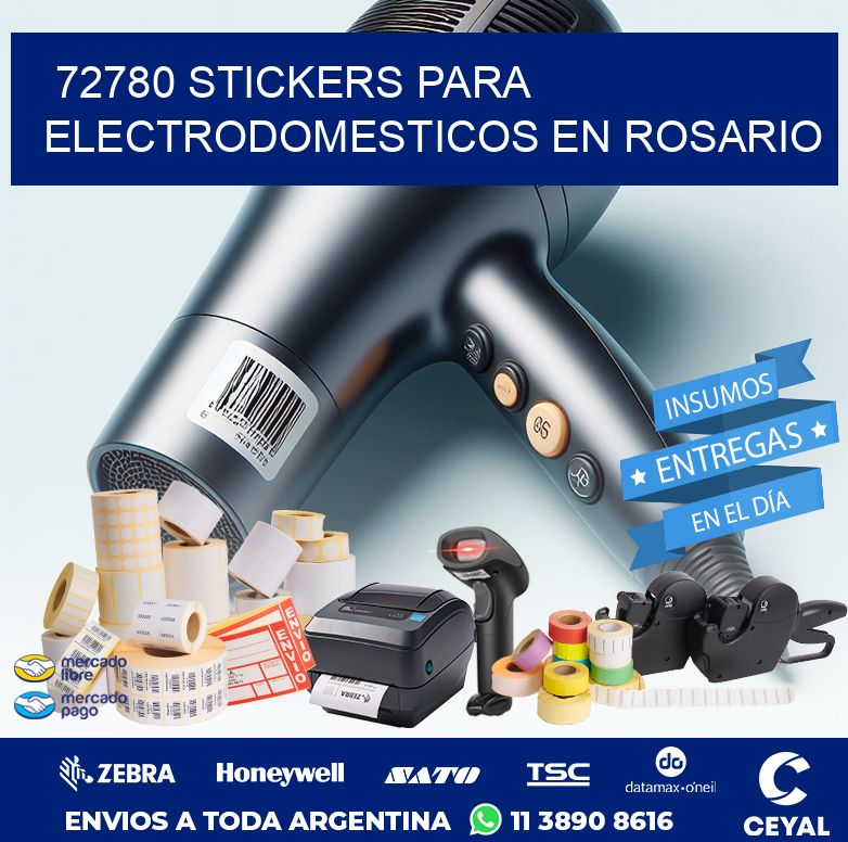 72780 STICKERS PARA ELECTRODOMESTICOS EN ROSARIO