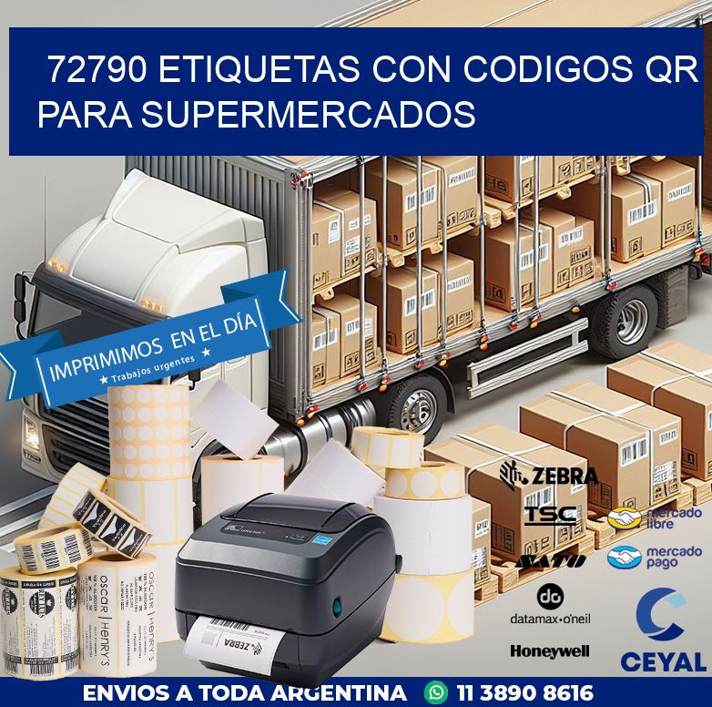 72790 ETIQUETAS CON CODIGOS QR PARA SUPERMERCADOS
