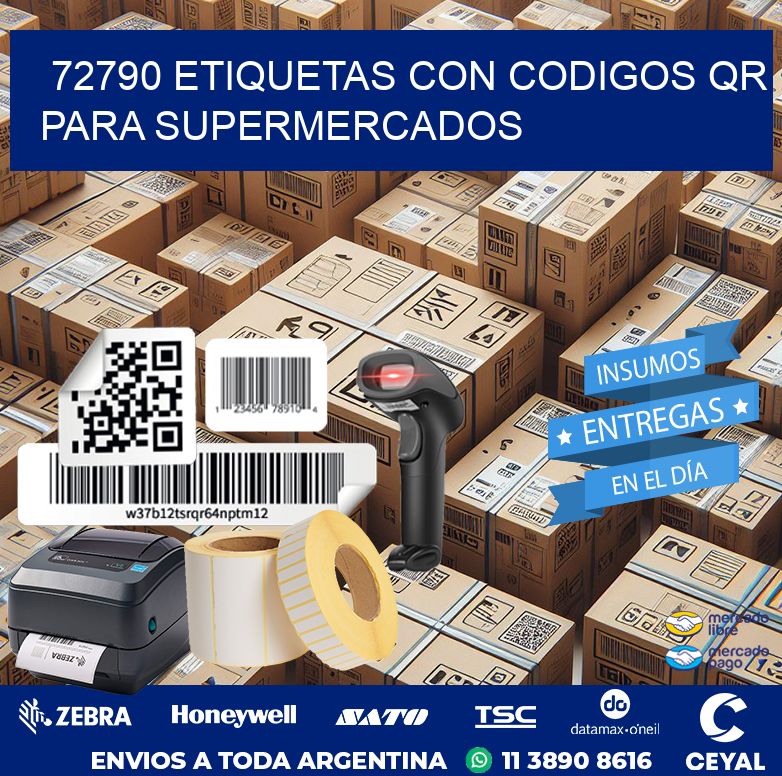 72790 ETIQUETAS CON CODIGOS QR PARA SUPERMERCADOS