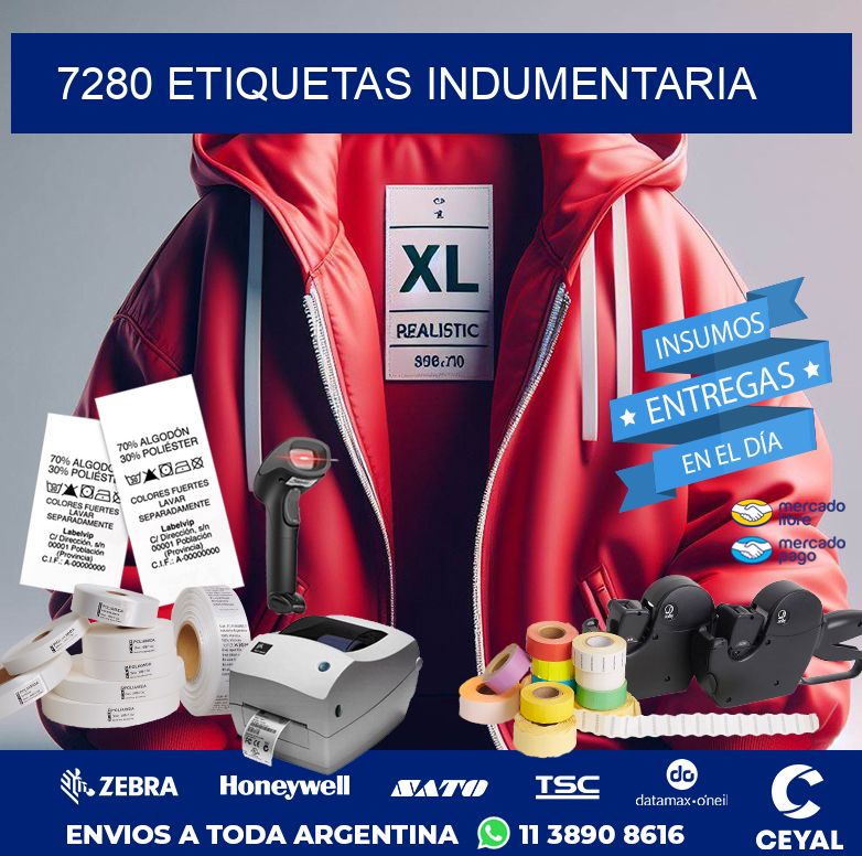 7280 ETIQUETAS INDUMENTARIA