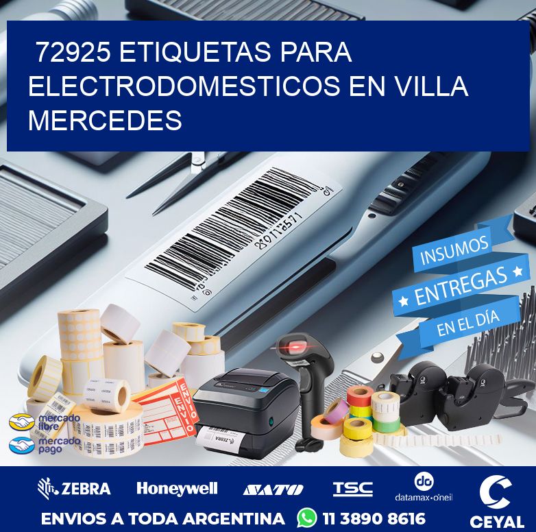 72925 ETIQUETAS PARA ELECTRODOMESTICOS EN VILLA MERCEDES