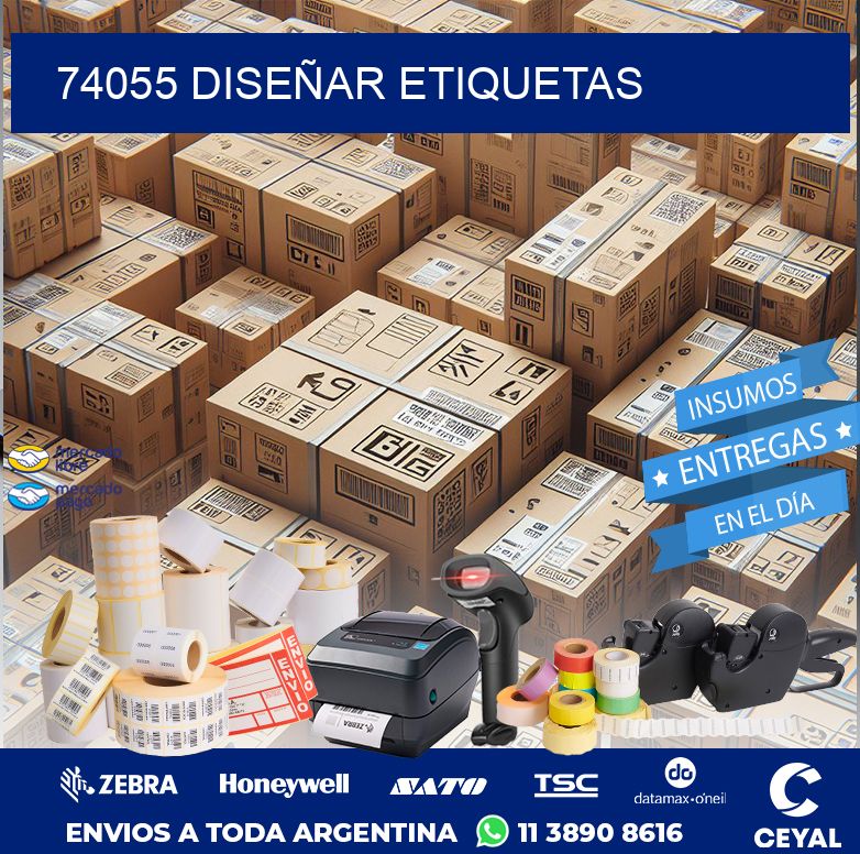 74055 DISEÑAR ETIQUETAS