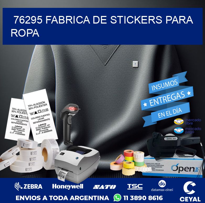 76295 FABRICA DE STICKERS PARA ROPA