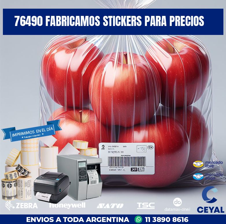 76490 FABRICAMOS STICKERS PARA PRECIOS