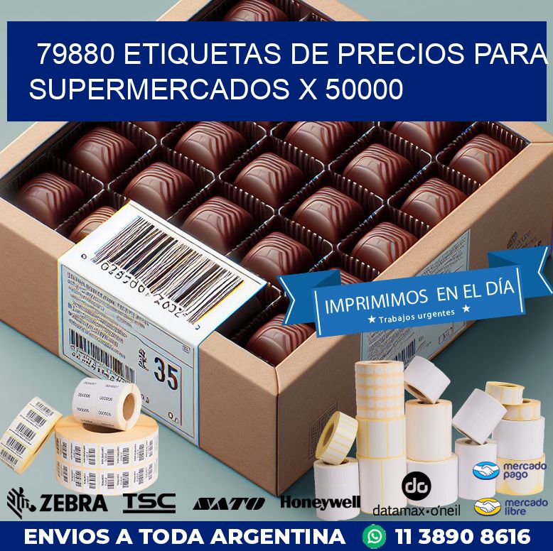 79880 ETIQUETAS DE PRECIOS PARA SUPERMERCADOS X 50000
